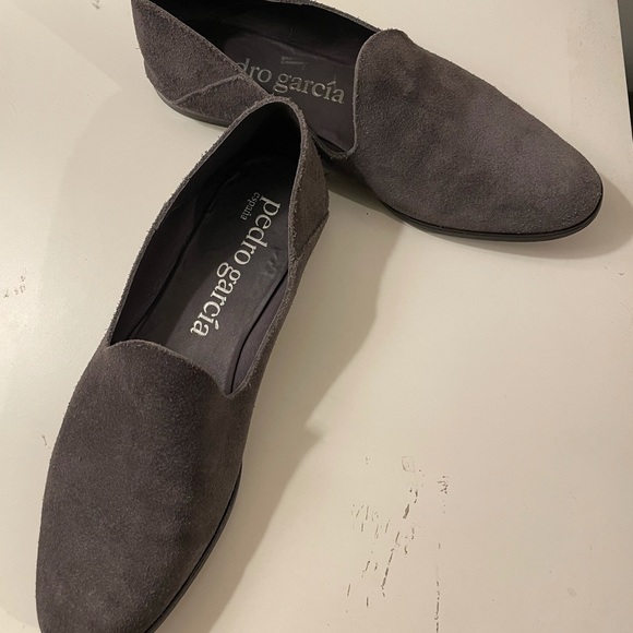 Pedro Garcia- Grey suede smoking slippers - Picture 4 of 6